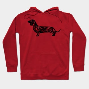 Dachshund Floral Mandala Hoodie